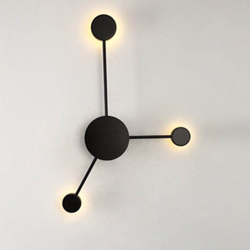 Kreisförmige Wandmontaglampe moderne Einfachheit Acrylwandhalterung für Wohnzimmer