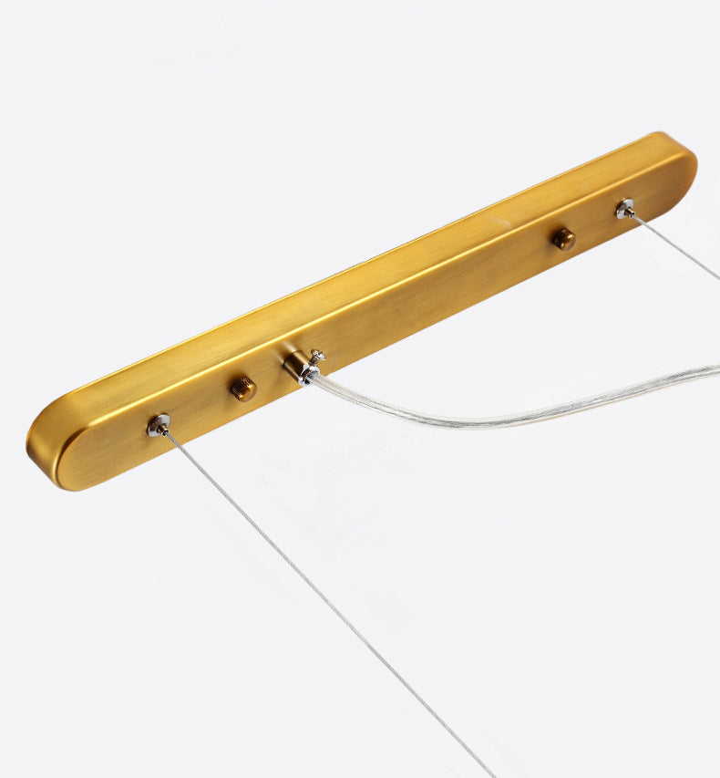 Illuminazione a sospensione in metallo contemporaneo illuminazione sferica a soffitto isola vetro per tavolo da pranzo