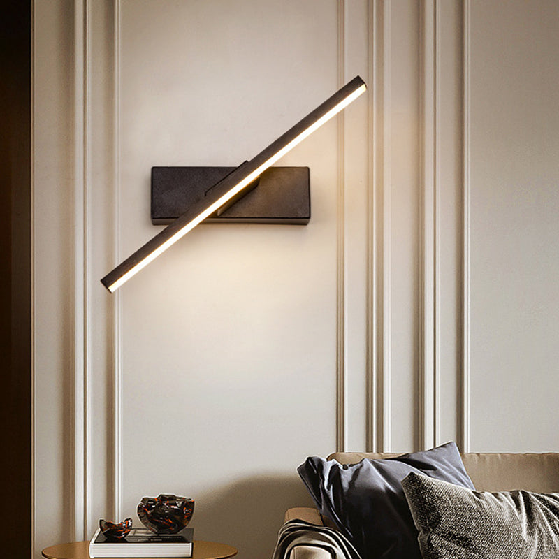 Lampade a parete lineari a parete moderna semplicità in alluminio da parete per soggiorno
