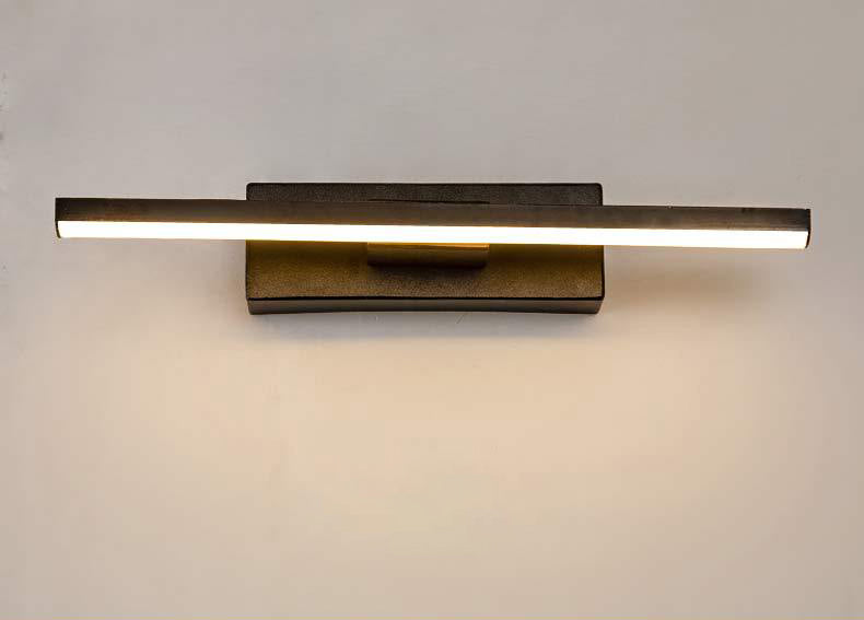 Lampade a parete lineari a parete moderna semplicità in alluminio da parete per soggiorno