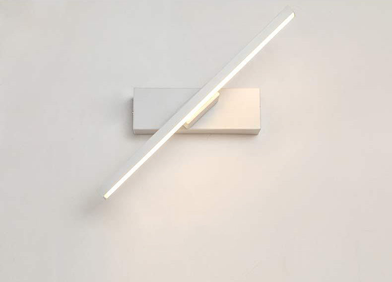 Lampade a parete lineari a parete moderna semplicità in alluminio da parete per soggiorno