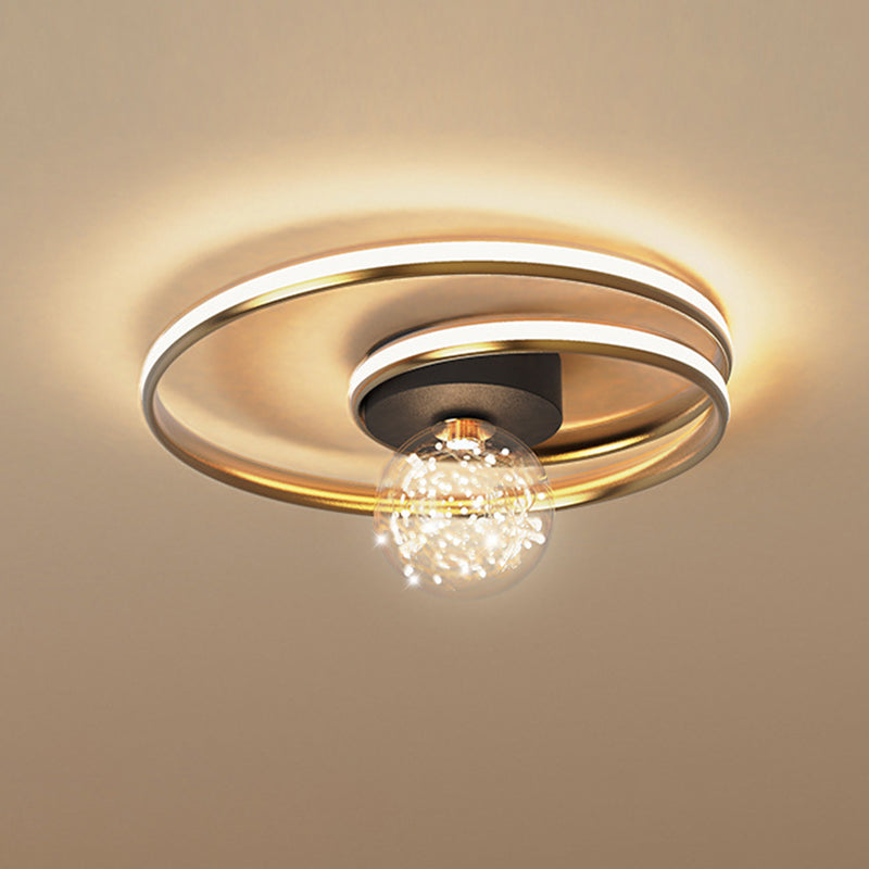 Metalen Starry Plafond Opgezette Licht Moderne Stijl LED Gouden Plafond Mount Lamp