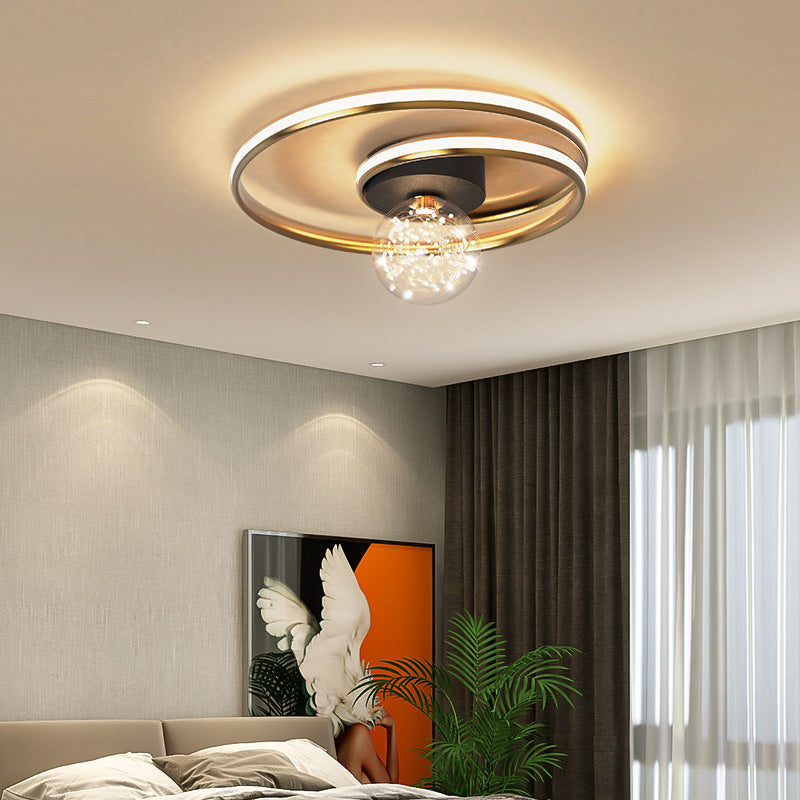 Metalen Starry Plafond Opgezette Licht Moderne Stijl LED Gouden Plafond Mount Lamp