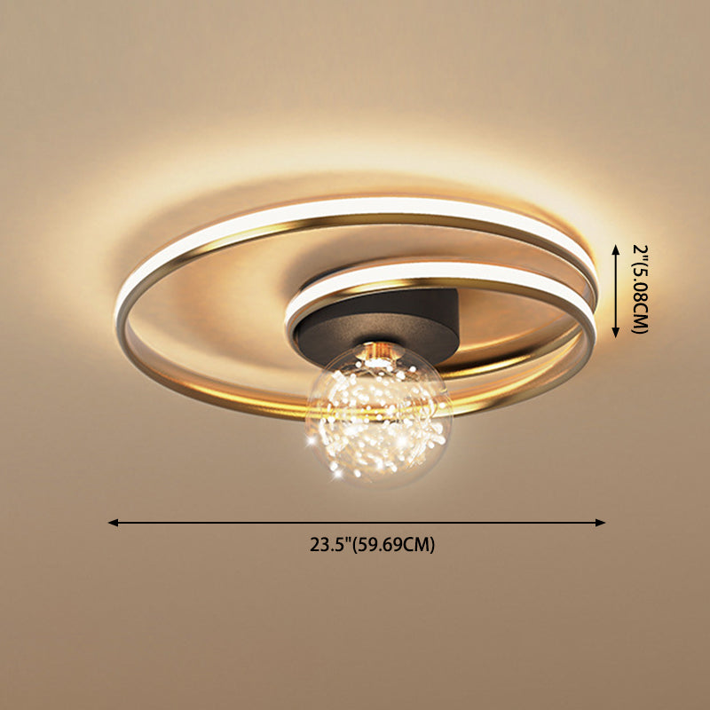 Metalen Starry Plafond Opgezette Licht Moderne Stijl LED Gouden Plafond Mount Lamp