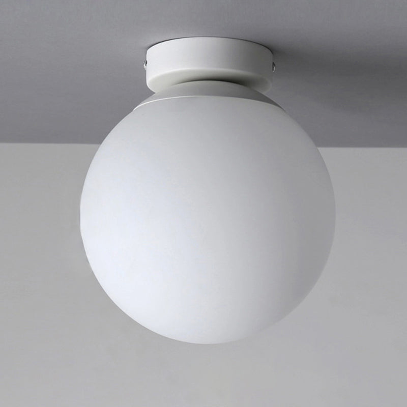 Bolvormige woonkamer inbouw plafondlamp armatuur glas moderne inbouw plafondlamp in wit