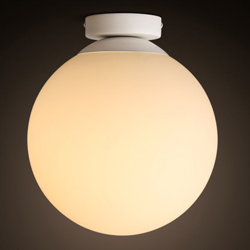 Bolvormige woonkamer inbouw plafondlamp armatuur glas moderne inbouw plafondlamp in wit
