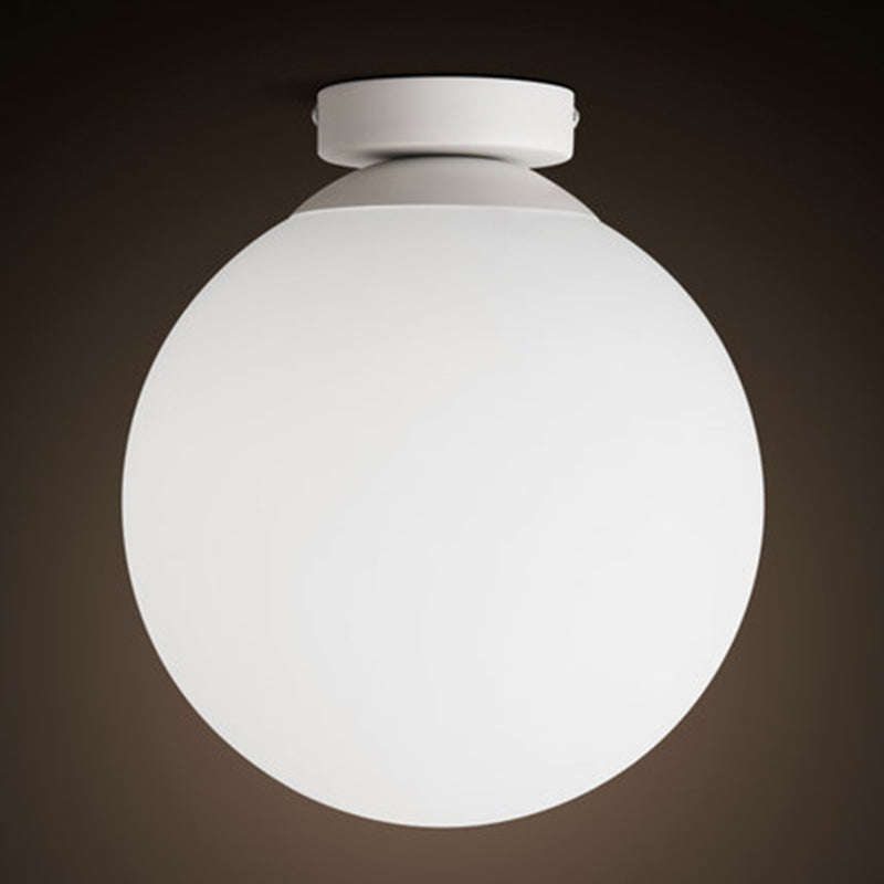 Bolvormige woonkamer inbouw plafondlamp armatuur glas moderne inbouw plafondlamp in wit