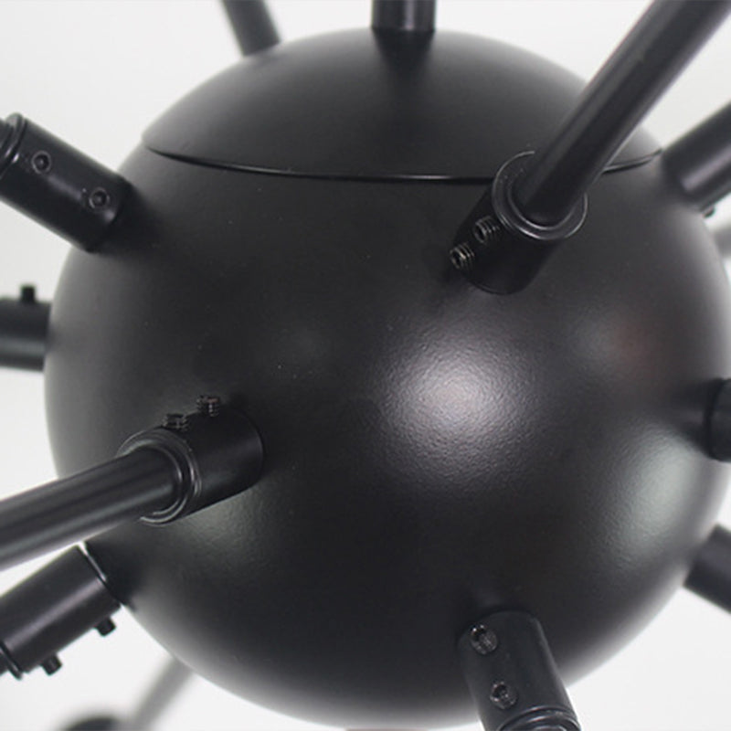 Golden Sputnik Ceiling Lights12-Light Sphere Modern Design Starbust Style Chandelier