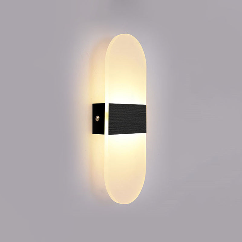 Contemporary Geometric Wall Mounted Lights Acrylic Flush Mount Wall Sconce for Bedside