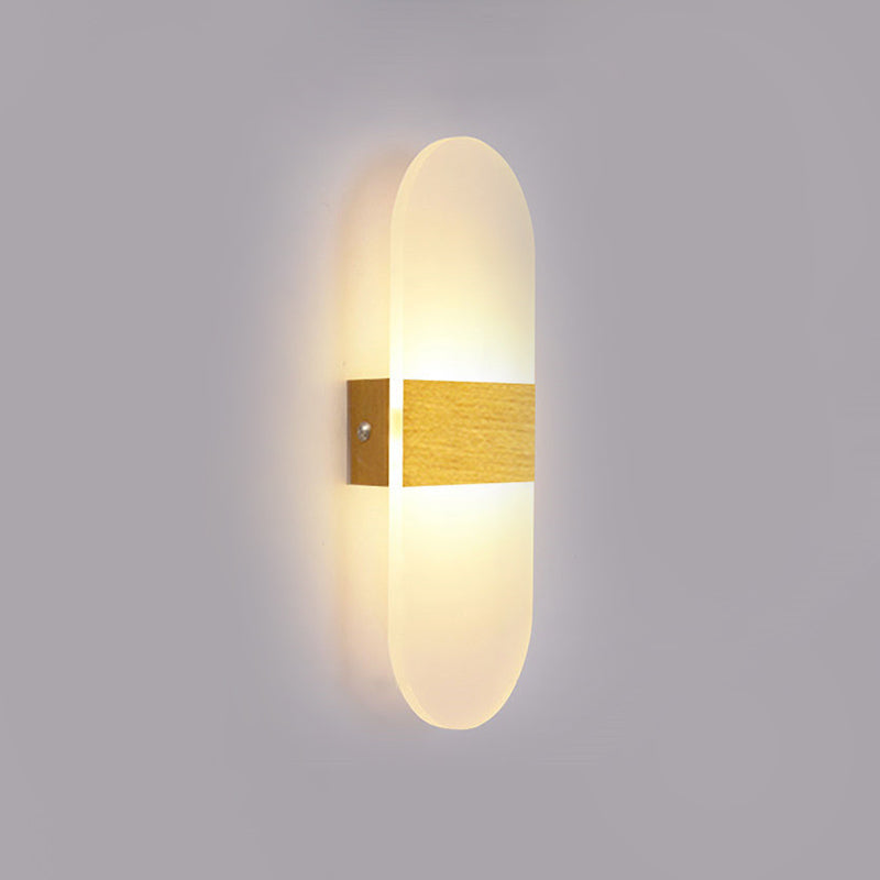 Contemporary Geometric Wall Mounted Lights Acrylic Flush Mount Wall Sconce for Bedside