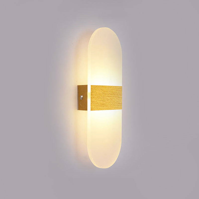 Contemporary Geometric Wall Mounted Lights Acrylic Flush Mount Wall Sconce for Bedside
