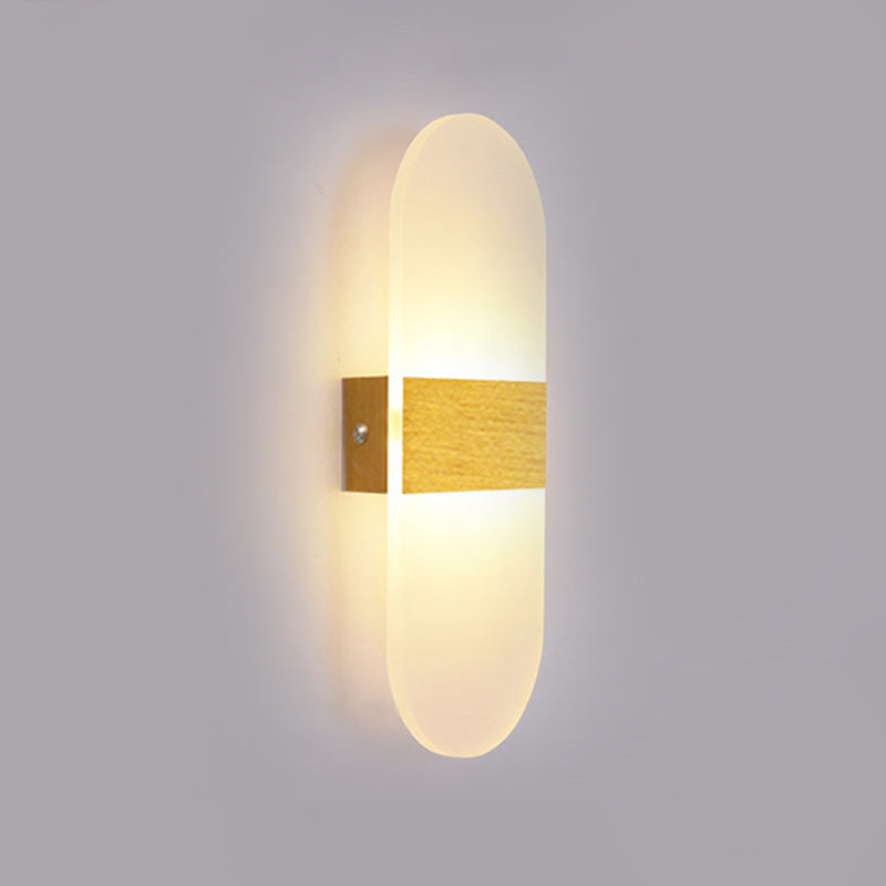 Contemporary Geometric Wall Mounted Lights Acrylic Flush Mount Wall Sconce for Bedside