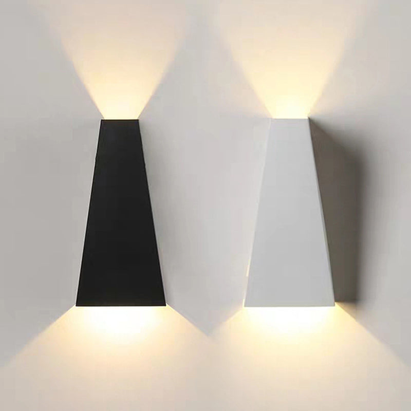 Modern Geometric Wall Mount Lighting Metallic Wall Mounted Lighting for Living Room