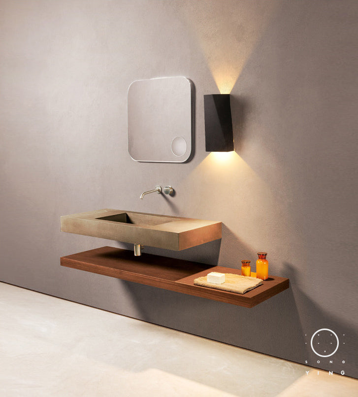 Modern Geometric Wall Mount Lighting Metallic Wall Mounted Lighting for Living Room