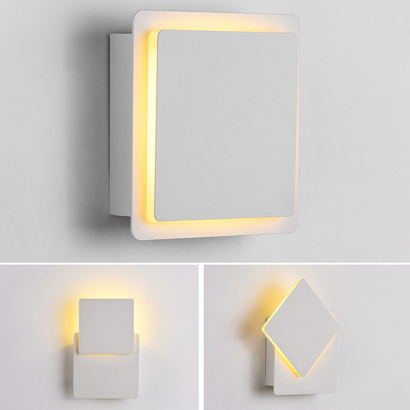 Minimalist LED Wall Mount Light Angle Adjustable Aluminium Wall Light for Bedroom