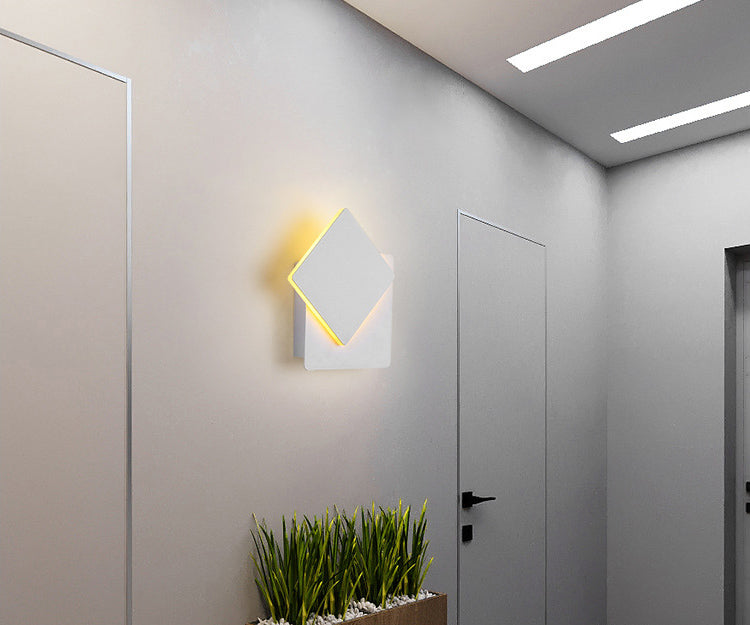 Minimalist LED Wall Mount Light Angle Adjustable Aluminium Wall Light for Bedroom