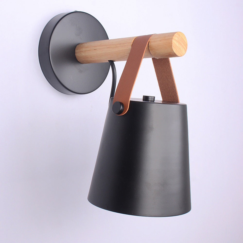 Modern Minimalist Style Cone Wall Light Sconce Metal 1 Light Sconces