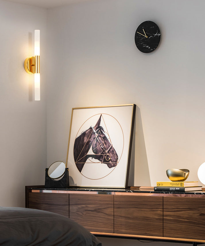 Contemporary Linear Wall Mounted Lights Metal Wall Mounted Lamp for Bedroom