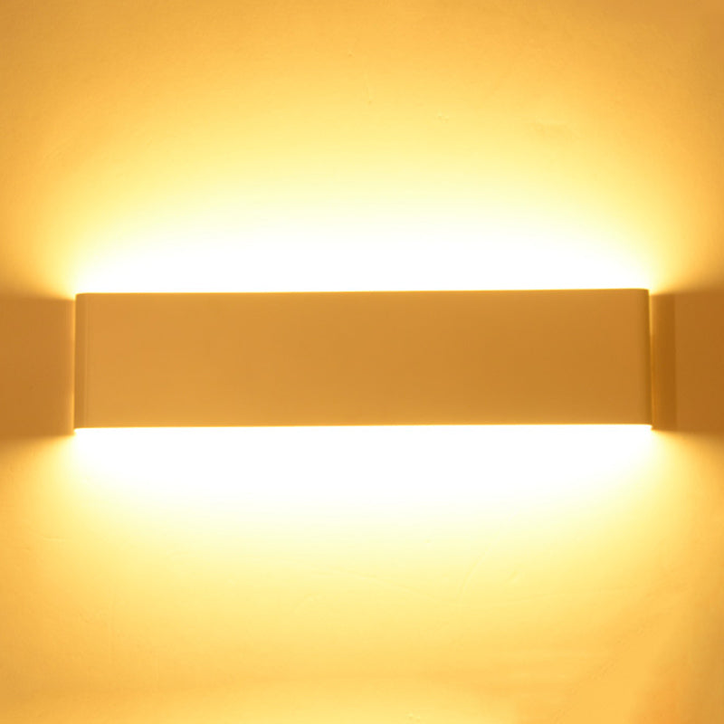 Moderne Einfachheit Rechteck Wandleuchte Acryl Wandleuchte Beleuchtung für Schlafzimmer
