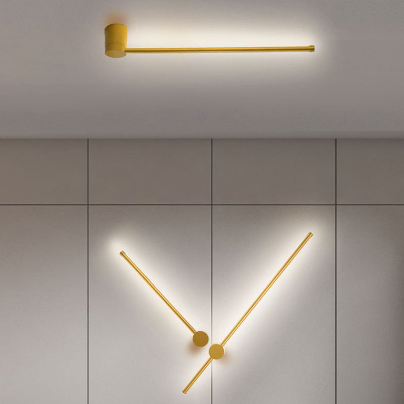 Nordic Simplicity Linear Wall Lights Aluminum Sconce Light Fixtures for Bedroom