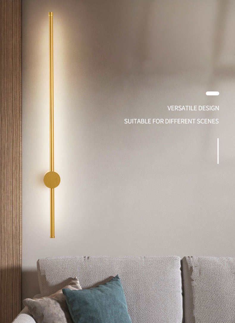 Nordische Einfachheit Lineare Wandleuchten Aluminiumleuchte Leuchten für Schlafzimmer