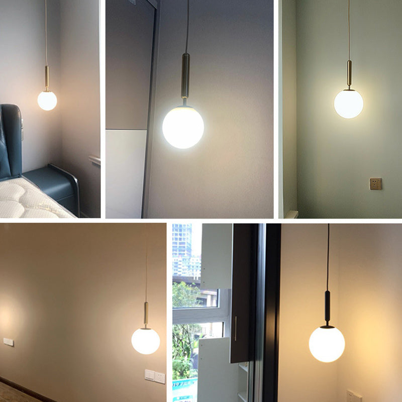 Aménagement d'éclairage de pendentif sphérique