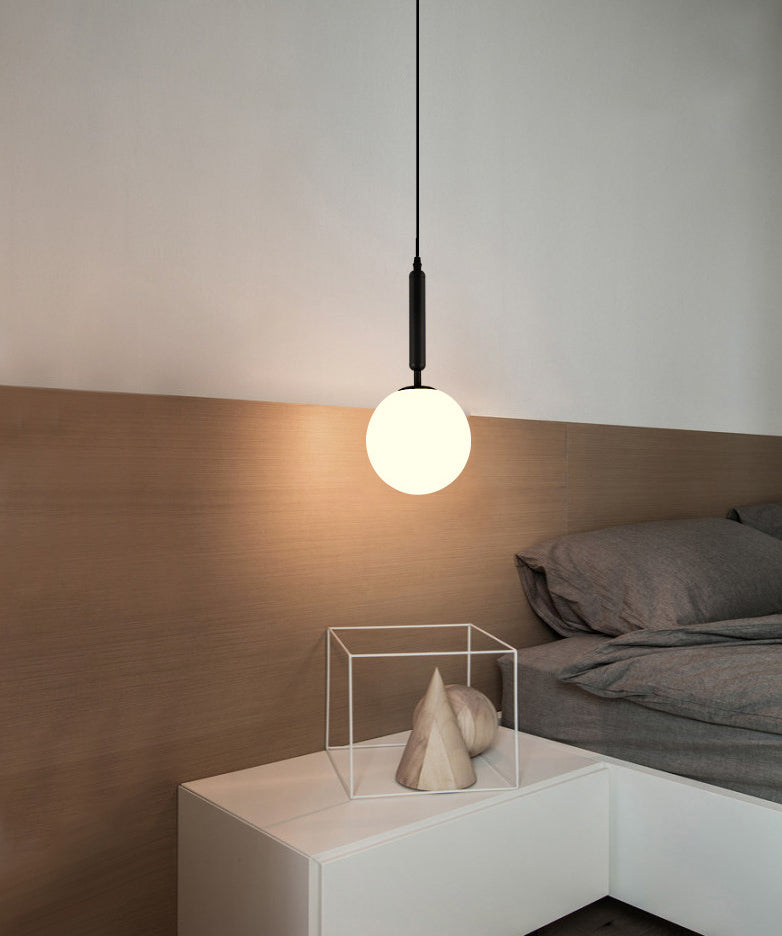 Aménagement d'éclairage de pendentif sphérique