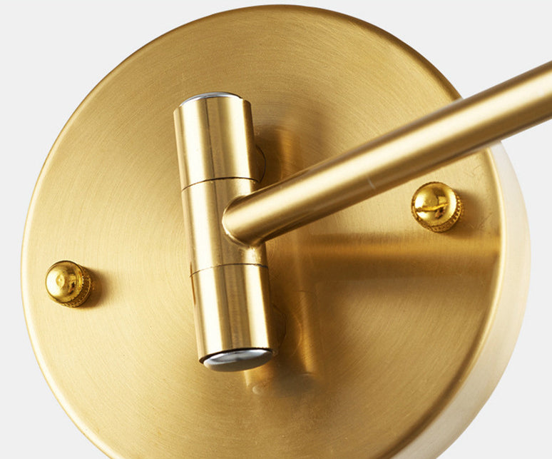 Swing Arm Wall SCONCE Moderne minimalistische stijl Metal 1 Lichte stukken voor slaapkamer
