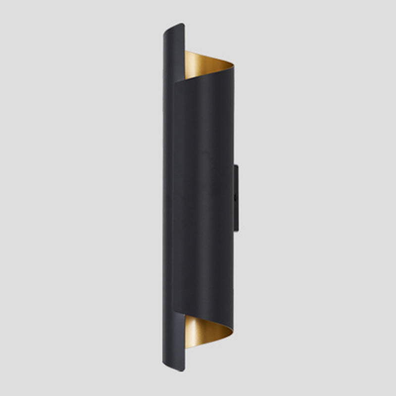 Light Modern Luxury Style Cylinderical Sconce Light Fixture Metal 1 Light Sconces