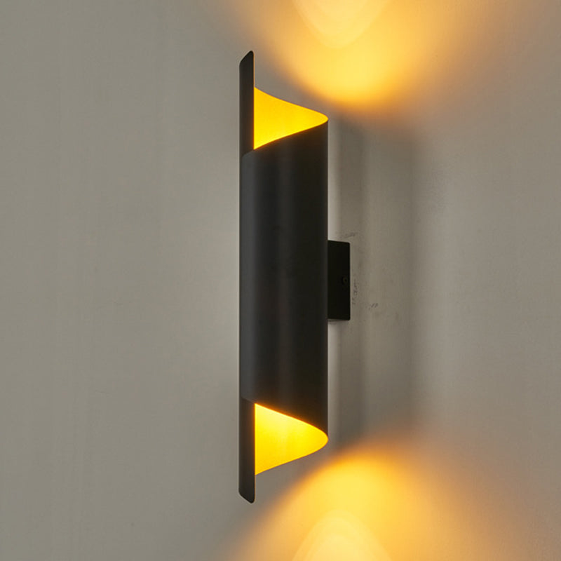 Light Modern Luxury Style Cylinderical Sconce Light Fixture Metal 1 Light Sconces