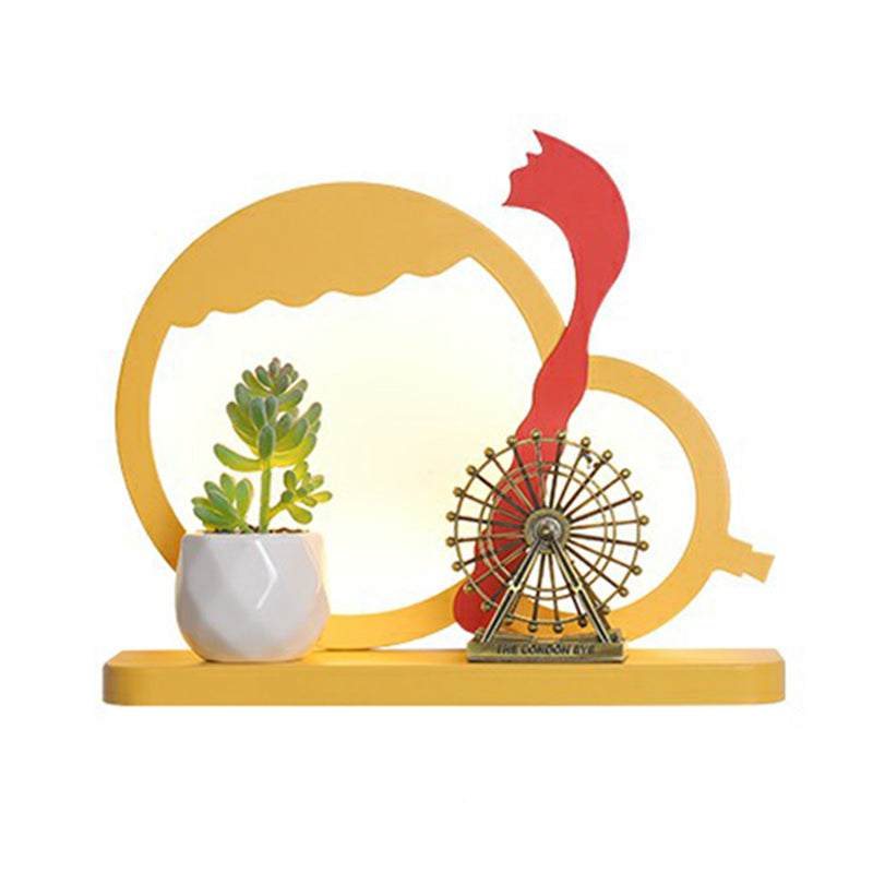 Cartoon Shape Sconce Light Fixture Creative Acrylic 1 Light Sconces