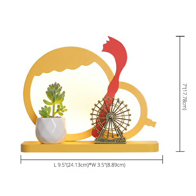 Cartoon Shape Sconce Light Fixture Creative Acrylic 1 Light Sconces