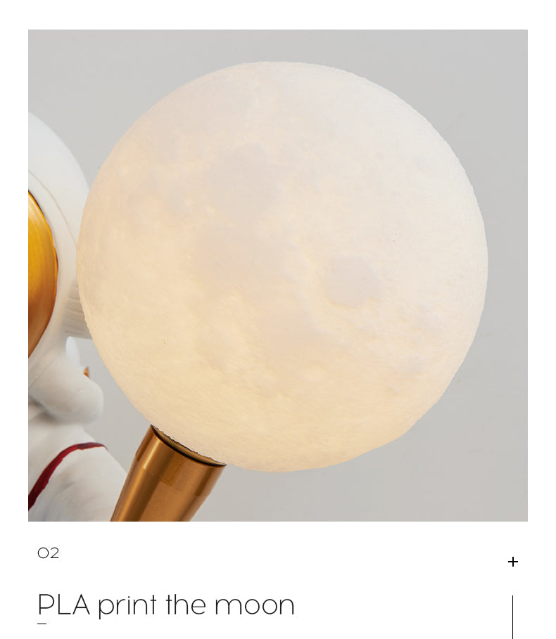 Astronaut Modeling Spherical Wall Sconce Lights Creative Resin Sconces