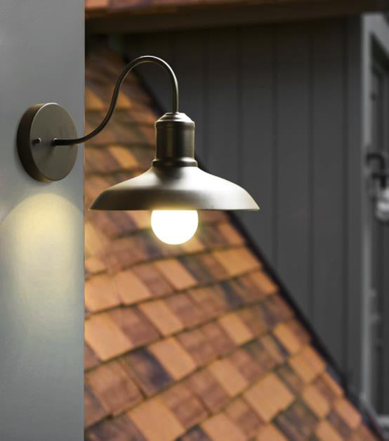 Retro Industrial Style Schwanenhals Stamm Wandleuchte 1 Lichtmetall -Leuchten