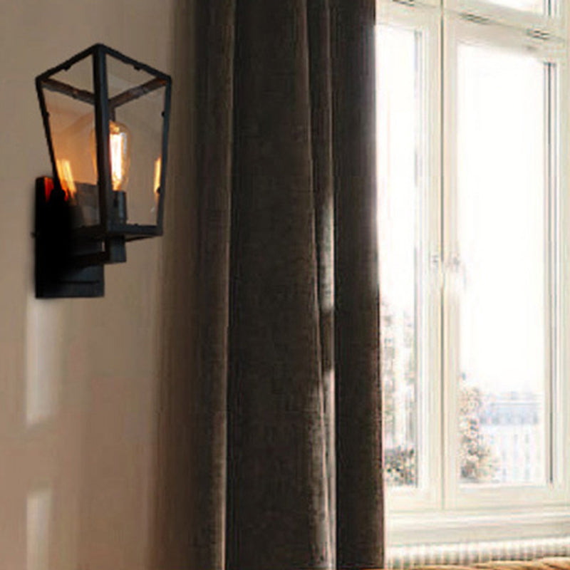 Bewaffnete Metallwandleuchten Amerikaner Retro Industrial Style 1 Lichtleuchte