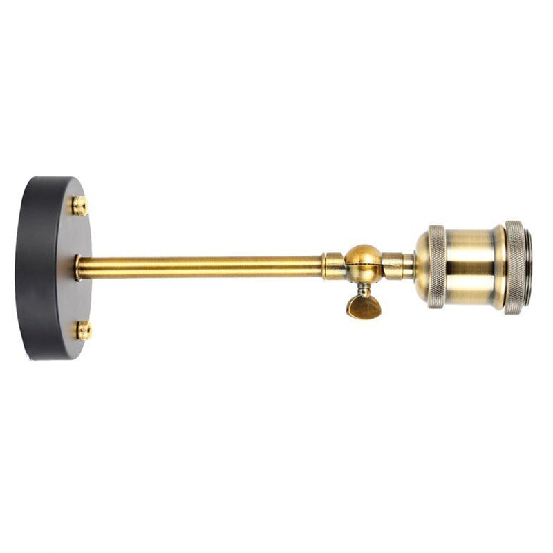 American Retro Industrial Style Armed Wall Sconce Lights 1Light Metal Sconces