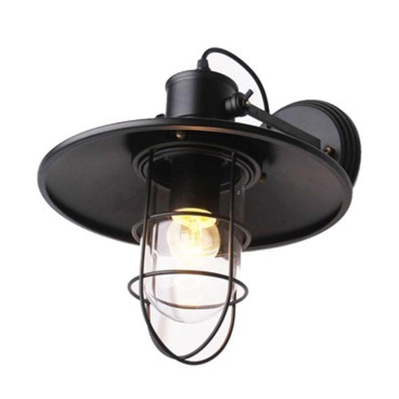 Angle Shade Wandleuchte amerikanische Retro -Industriestil Metal 1 Leichte Leuchten