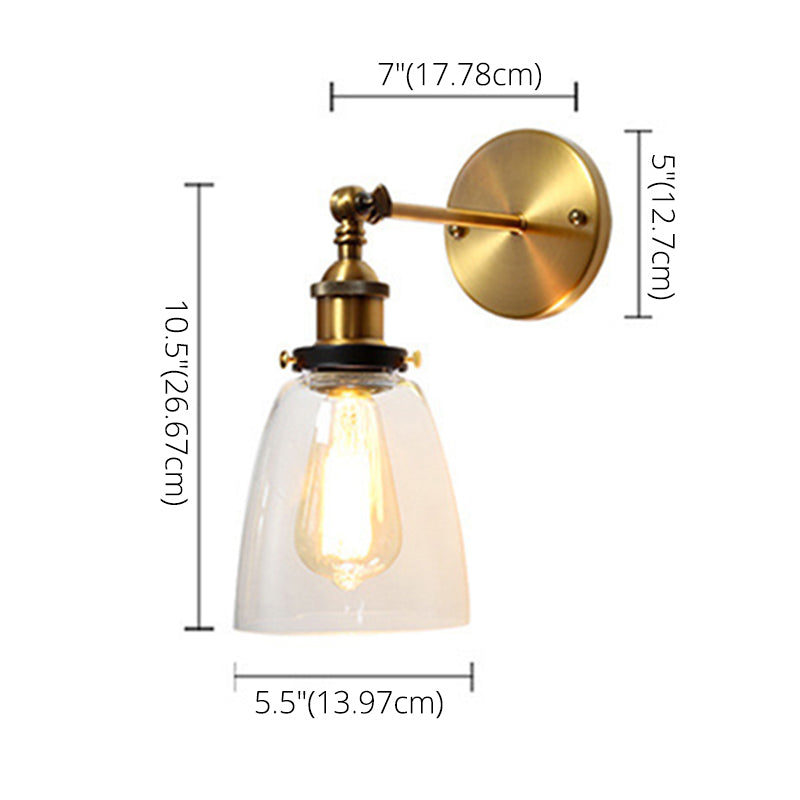 American Retro Style Armed Applexion luminaire Verre 1 Approche