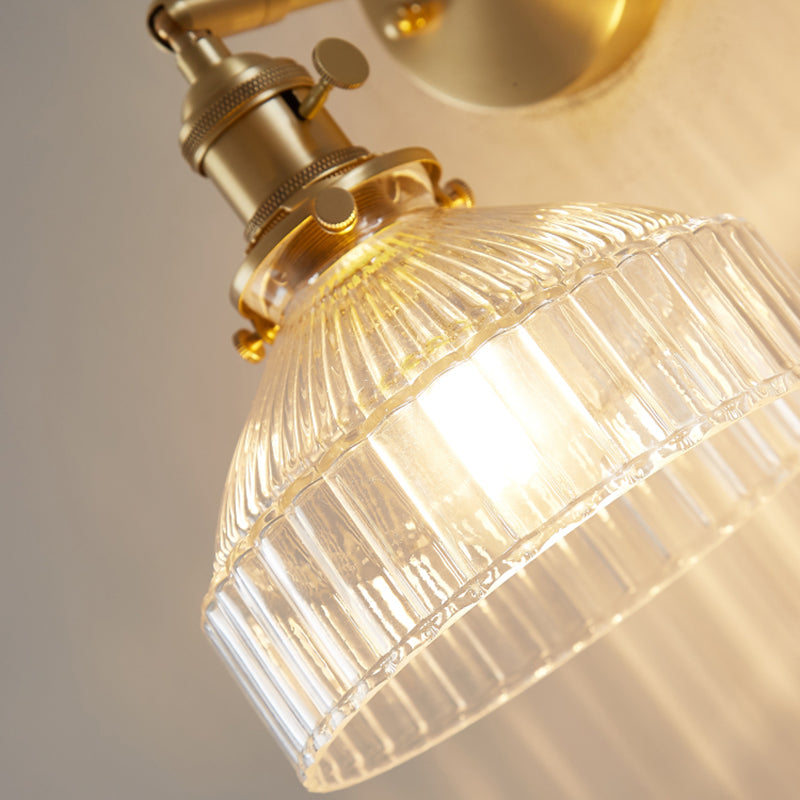 Adjustable Angle 1 Light Armed Wall Light Sconce Nordic Light Extravagant Style Glass Sconces