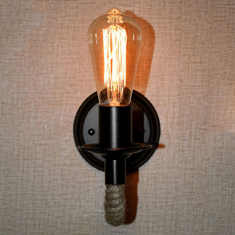 Schwanenhals Wandlampe American Retro Style Metal 1 Leichte Leuchten