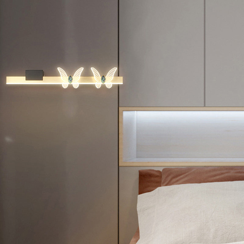 Rectangular Vanity Sconce Modern Minimalist Style Aluminum Vanity Light