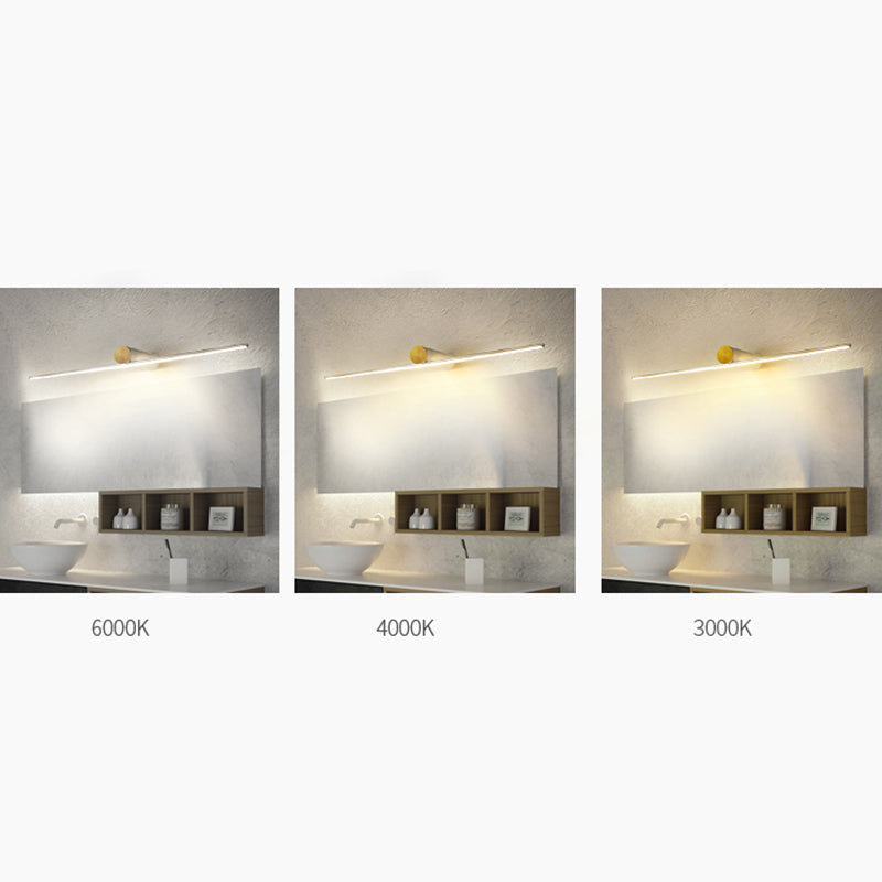 LED LINEAR LED lampe à style minimaliste moderne Aluminium unique Vanité unique