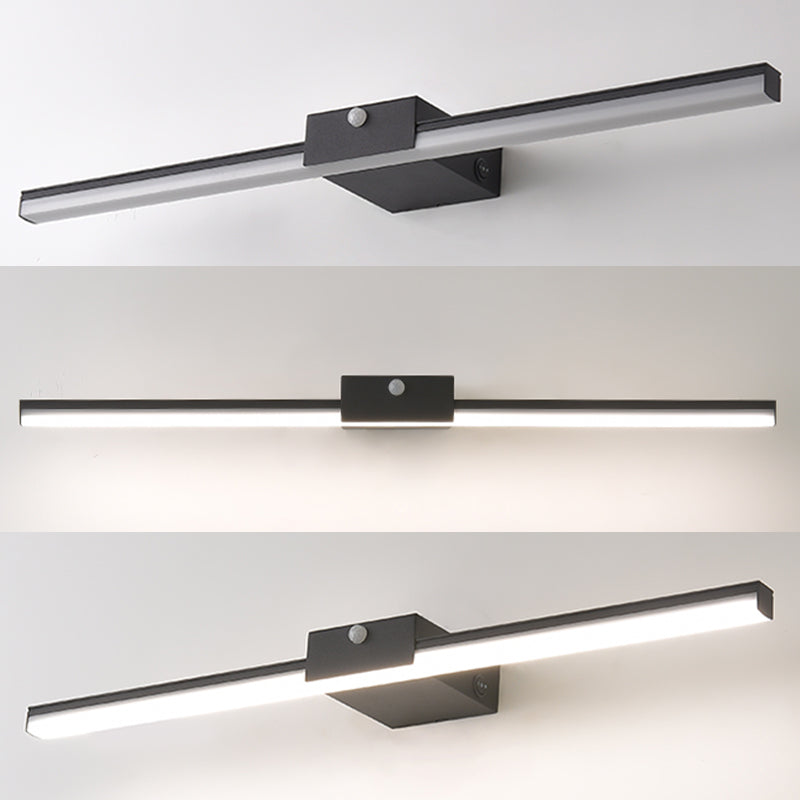 Rechteck Waschtischwandleuchten moderner minimalistischer Acryl -Ein Eitelkeitslicht