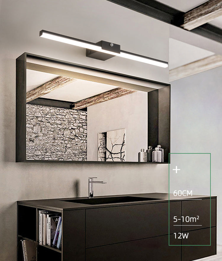 Rectangle Vanity Wall Lighttures Modern Minimalist Style Acrylique unique Vanité Lumière