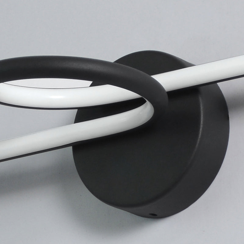 Linear Vanity Light Fixture Nordic Minimalist Style Metal Single Vanity Light