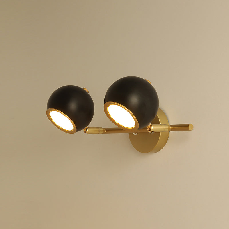 Globe Vanity Wall Sconce Nordic Minimalist Style Metal Vanity Lampe