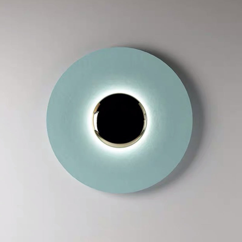 Circular Wall Light Sconces Nordic Minimalist Style Metal Sconces