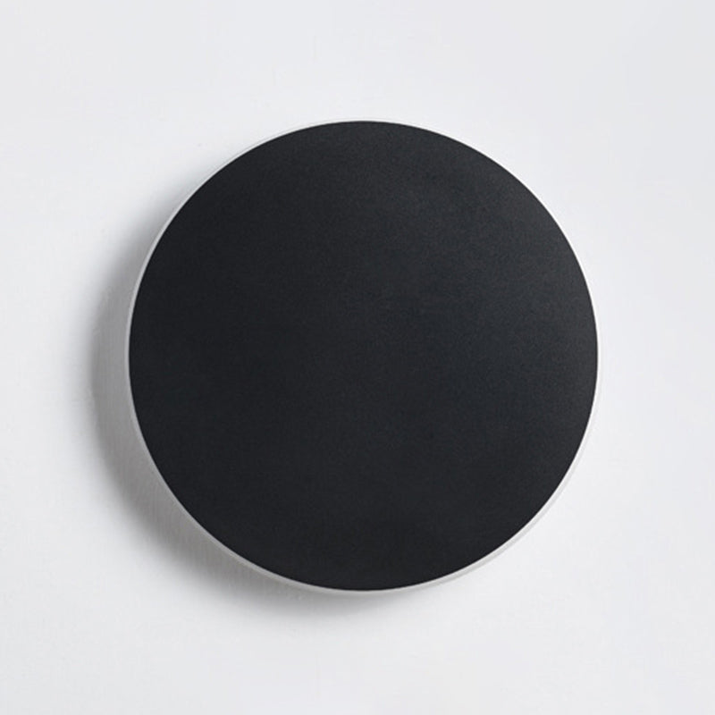 Round Disc Wall Light Sconces Modern Minimalist Style Acrylic 1 Light Sconces