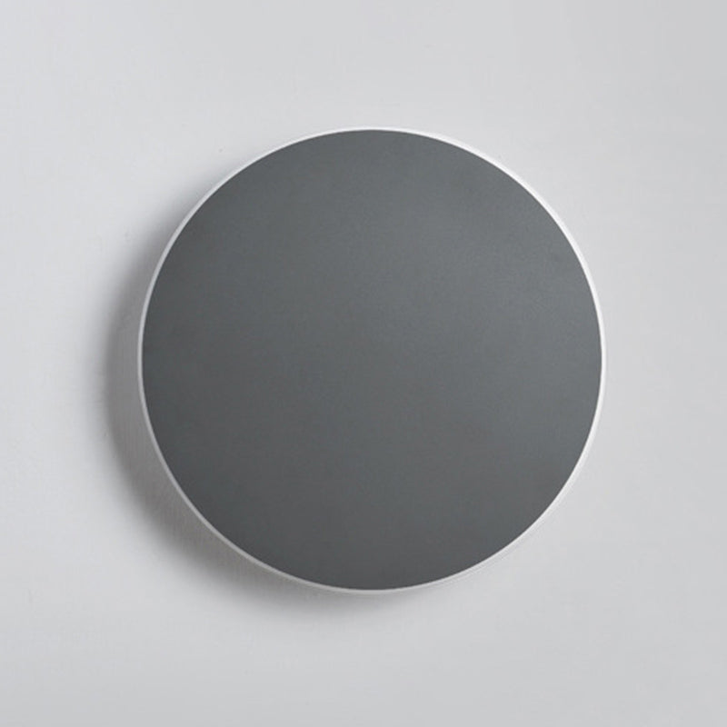 Round Disc Wall Light Sconces Modern Minimalist Style Acrylic 1 Light Sconces