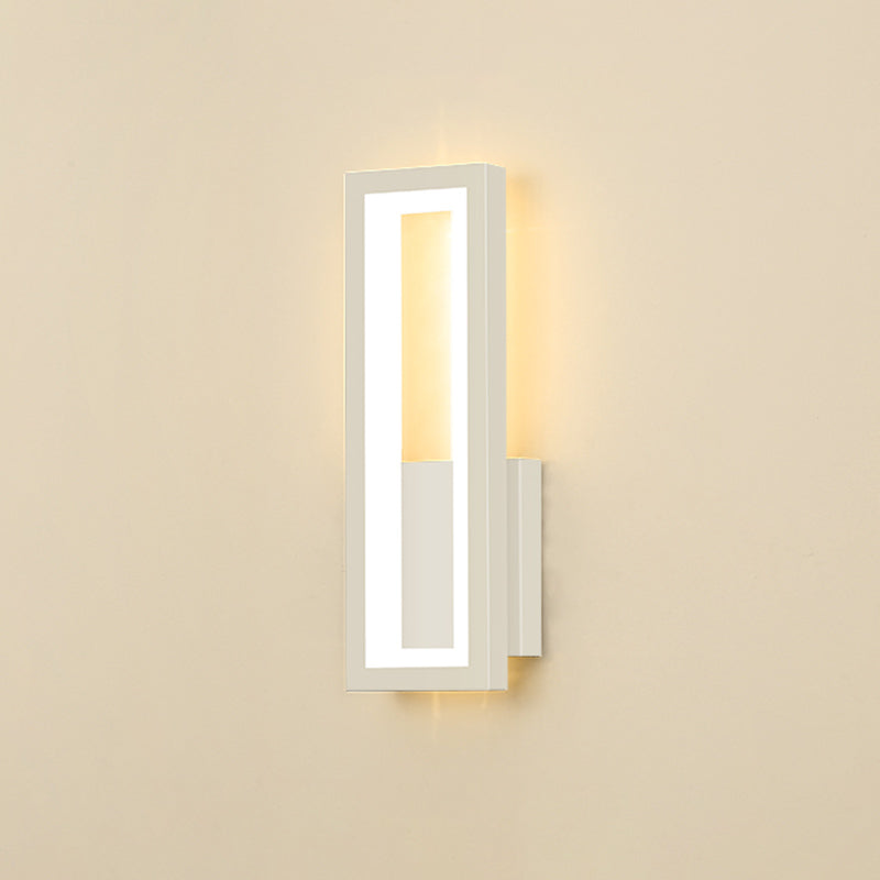 Rechthoekige wandverlichting armaturen moderne minimalistische stijl acryl wandlicht